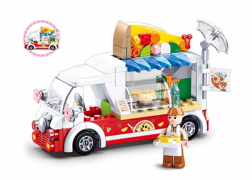 Sluban Girls Dream M38-B0993D Camion à pizza