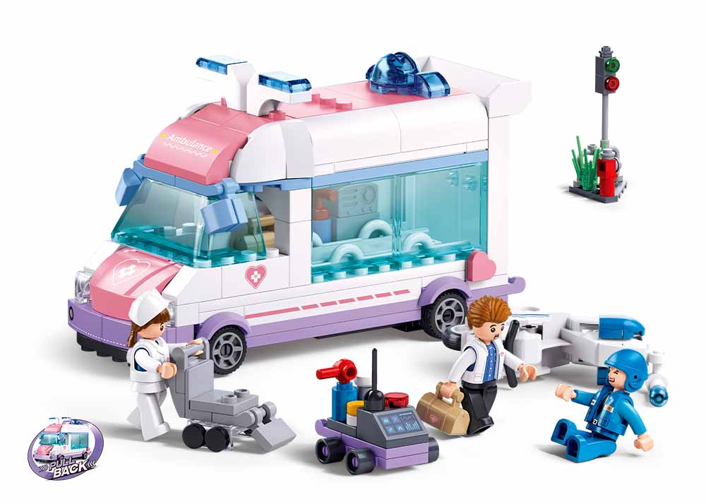 Sluban Metropolis M38-B1213 Mobile First Aid Rescue Service