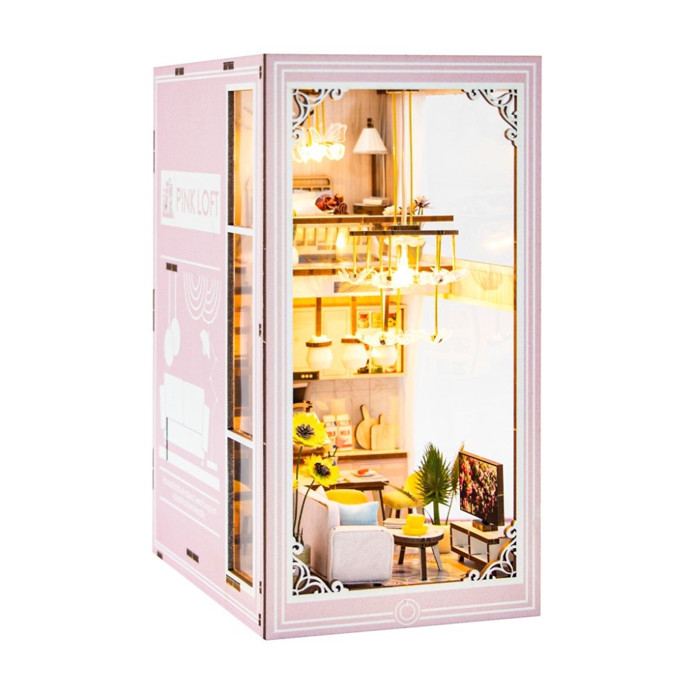 2Kids Toys Puzle 3D Sujetalibros Mezzanine Rosa - Imagen 6