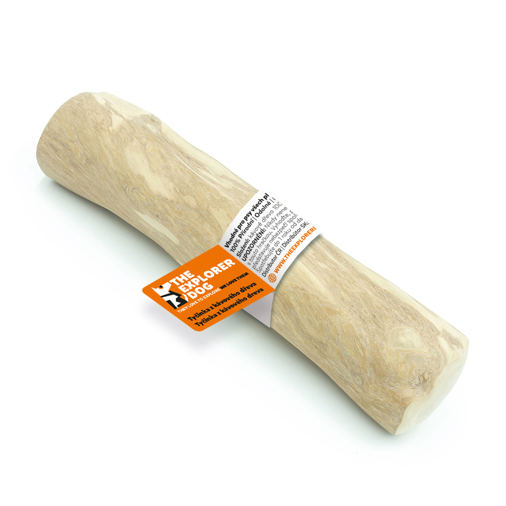 EXPLORER DOG Palo masticable de madera de café XL