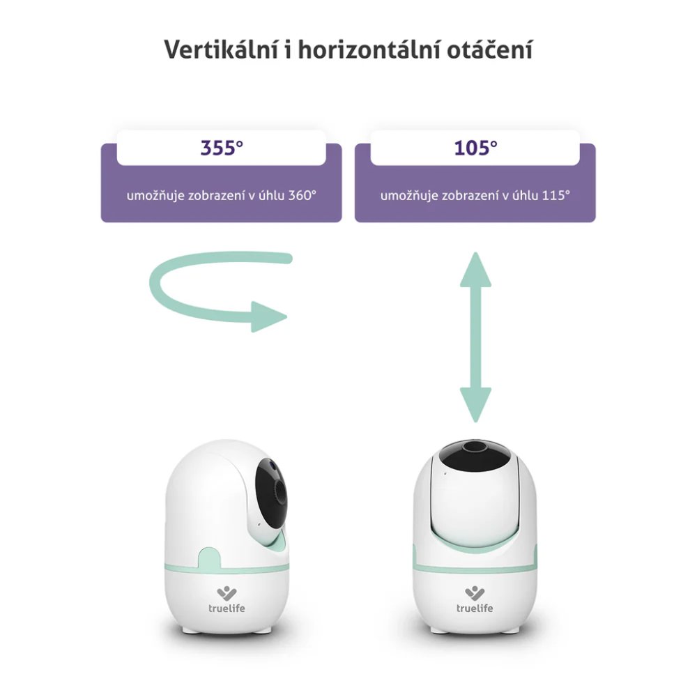 TRUELIFE Digitális bébiőr NannyCam R4i - Image 3