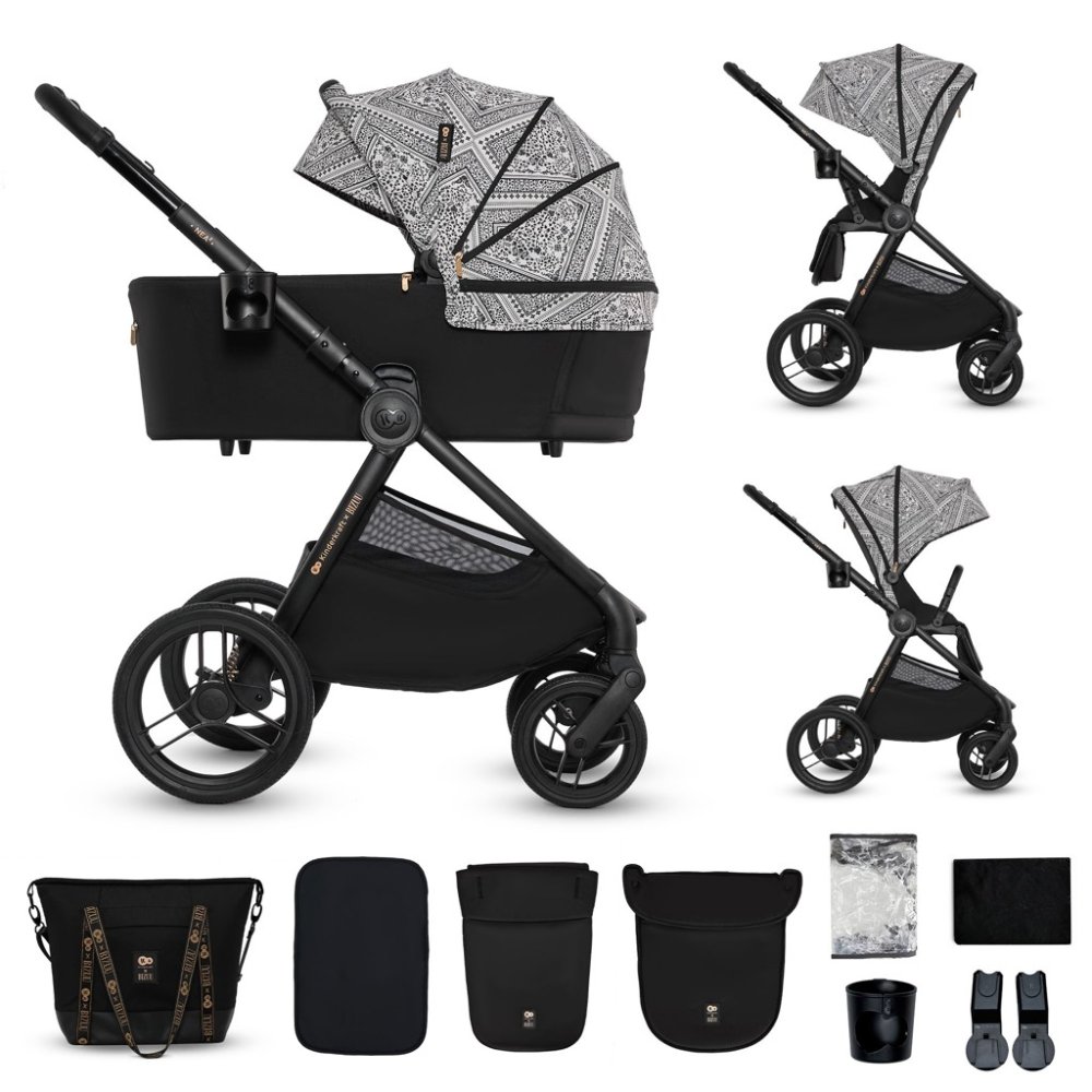 KINDERKRAFT Kombikinderwagen Nea 2 2in1 Lunar Black Bizuu – Bild 4