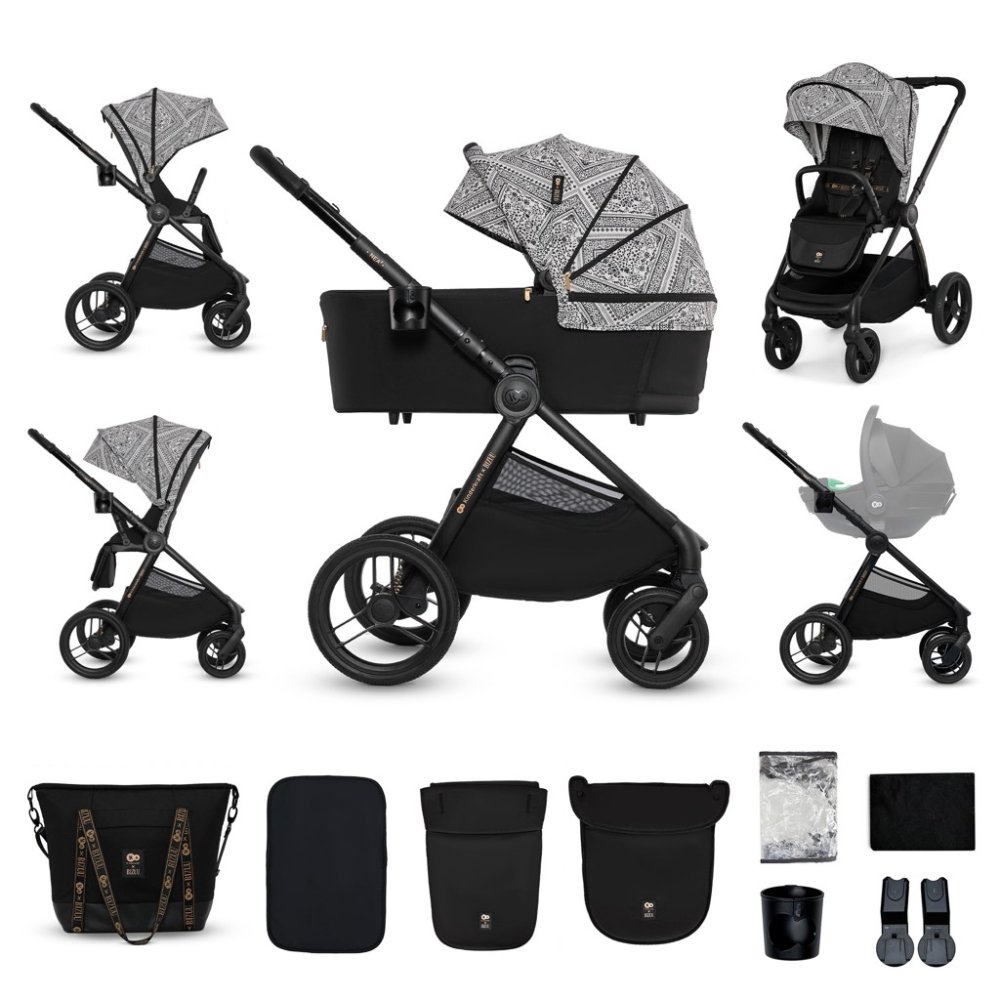 KINDERKRAFT Kombikinderwagen Nea 2 2in1 Lunar Black Bizuu – Bild 5