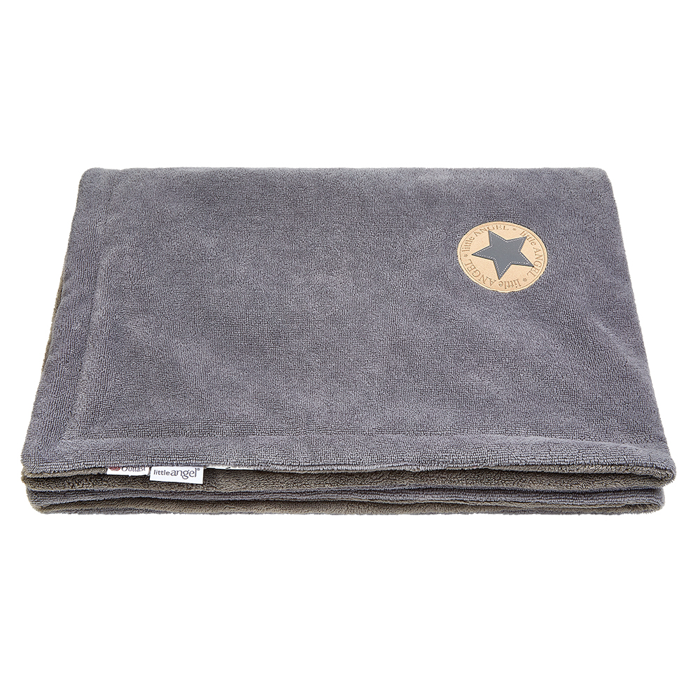 Manta doble MAZLÍK BAMBÚ Outlast® - gris oscuro/gris