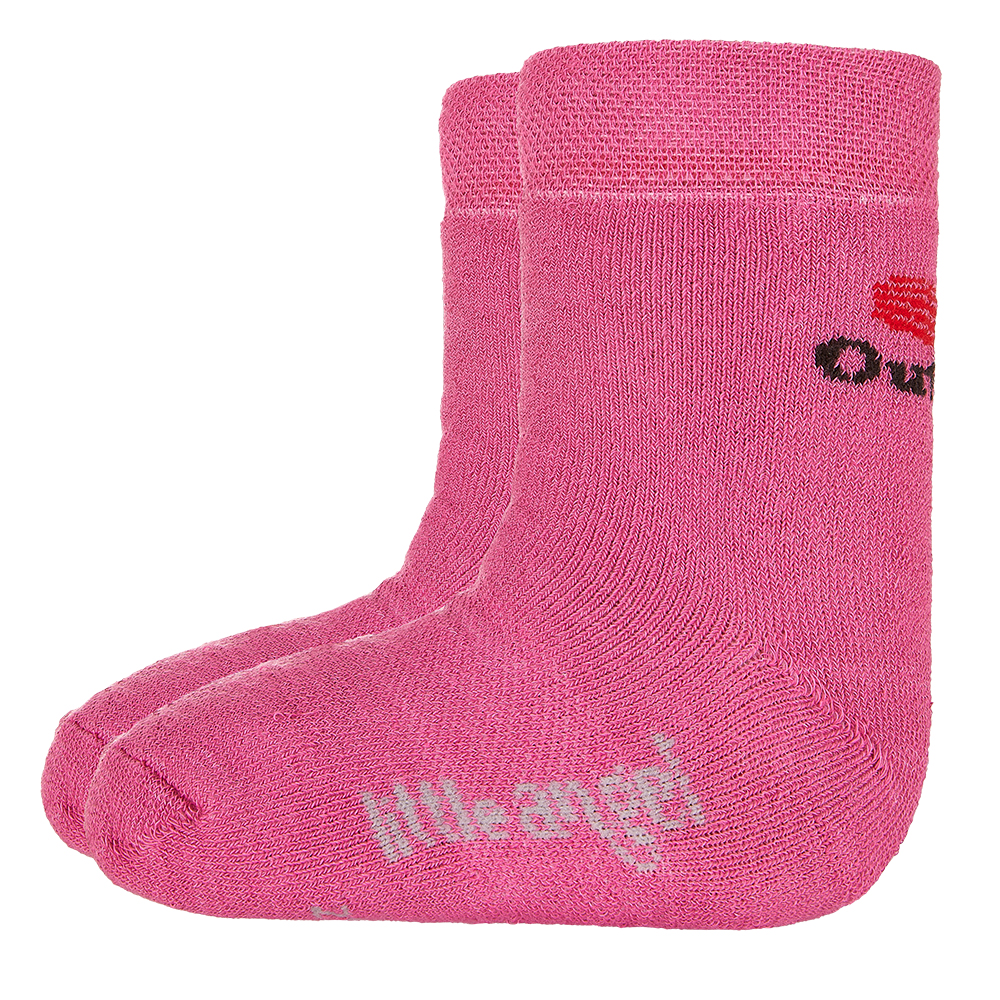 Chaussettes entièrement bouclette Outlast® - rose 20-24 | 14-16 cm