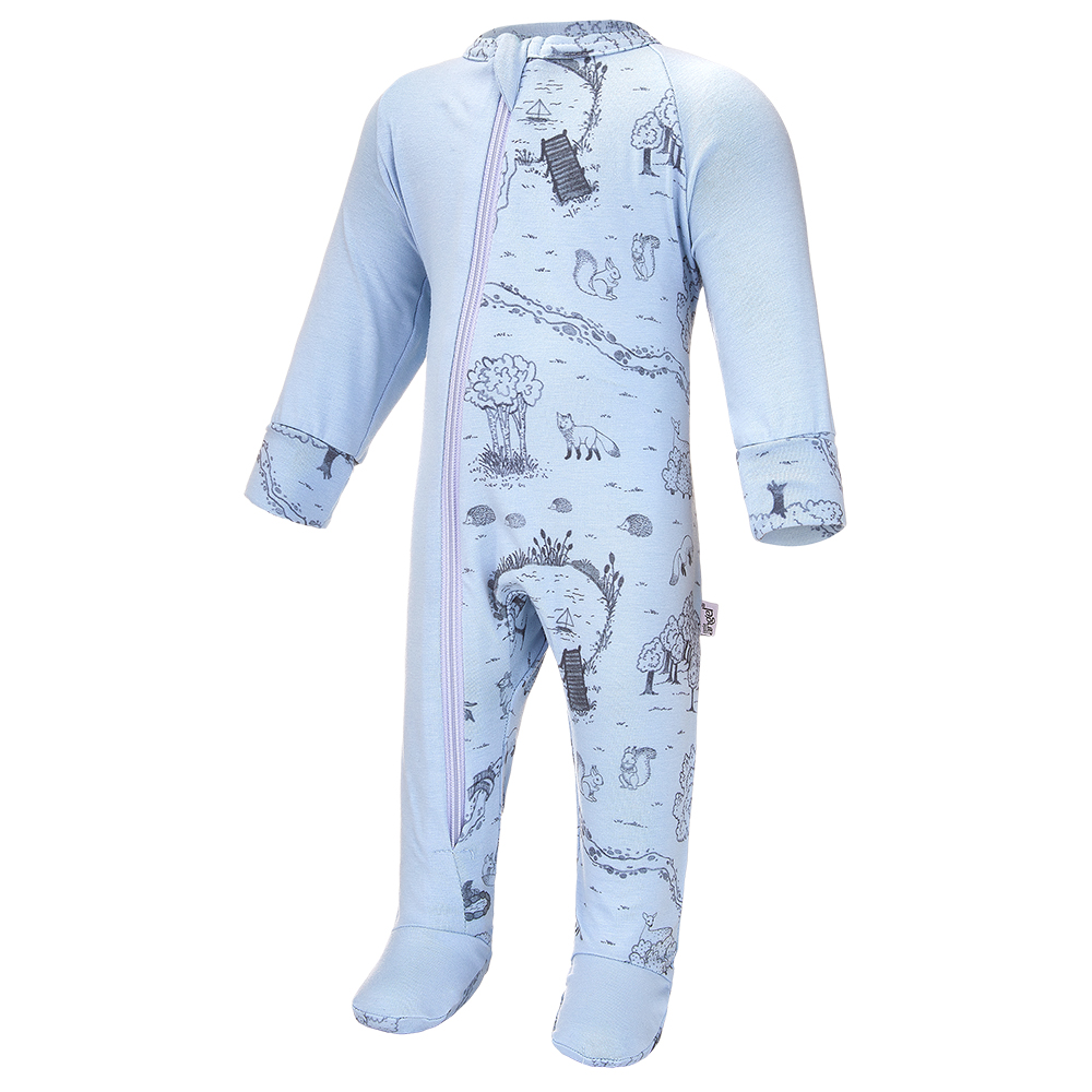 Tutina leggera STAMPA DR Outlast® - prato azzurro chiaro 74