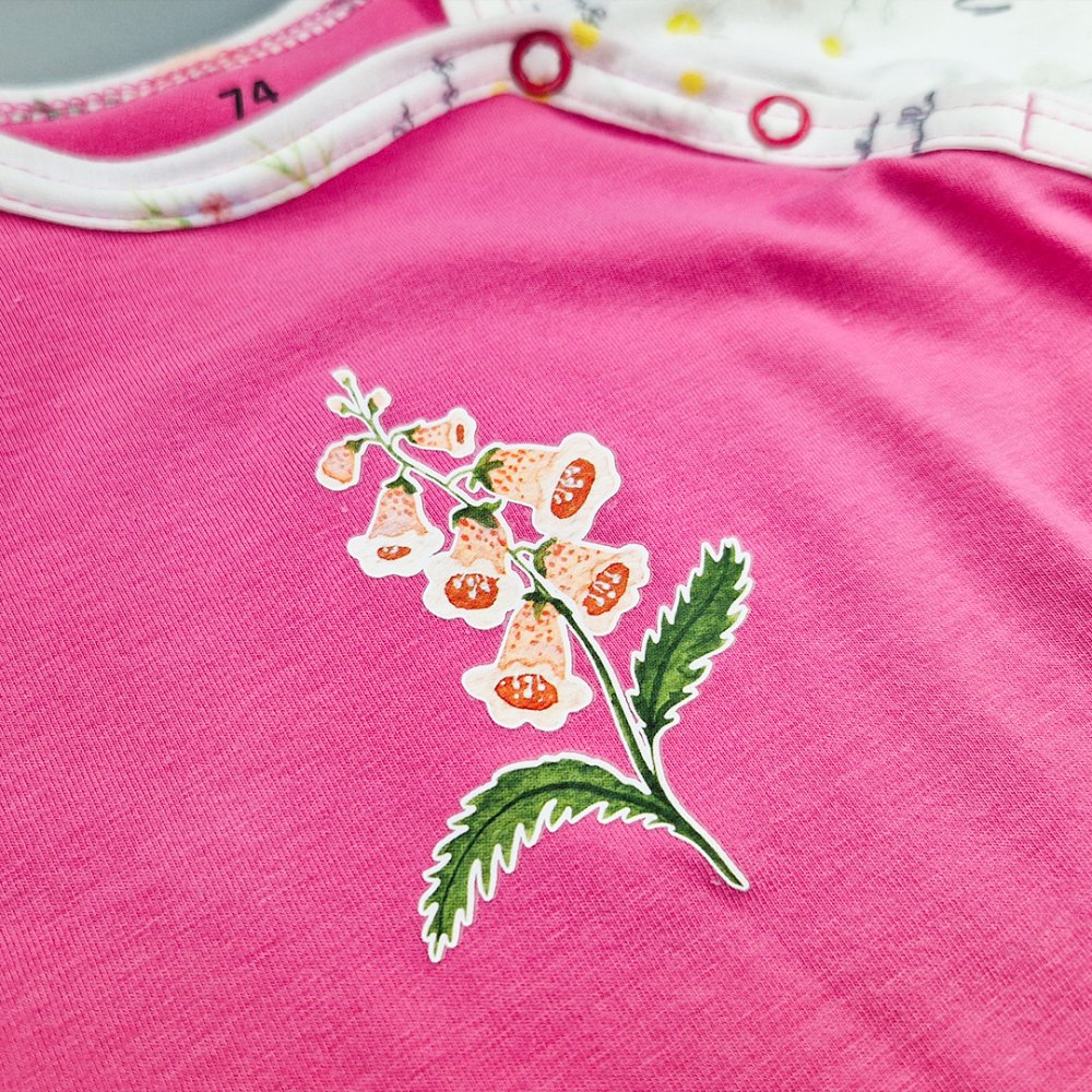 Vékony, rövid ujjú nyomott Outlast® overall - herbárium 80 - Image 3