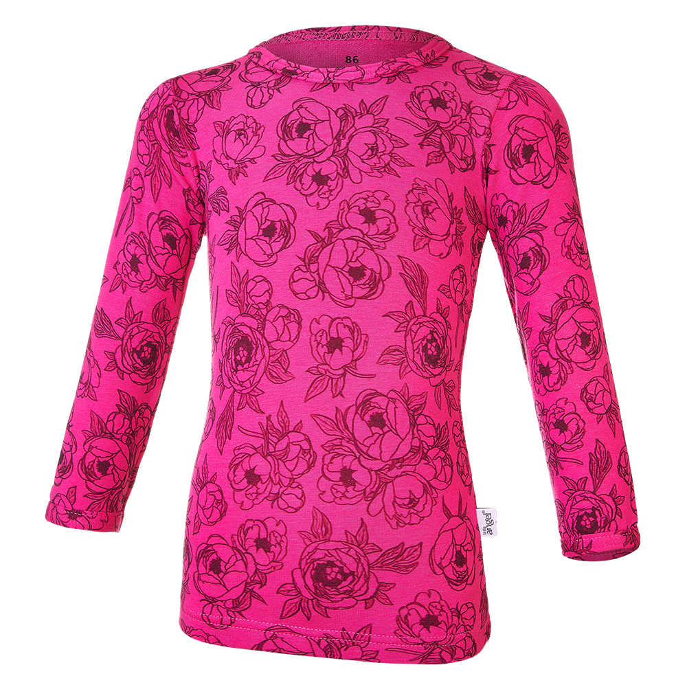 DR TISK Outlast® Póló smyk - rózsaszín bazsarózsa 86