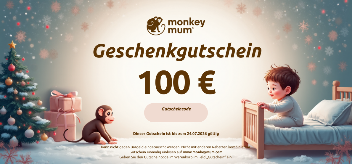 Geschenkgutschein im Wert von 100 EUR Äffchen