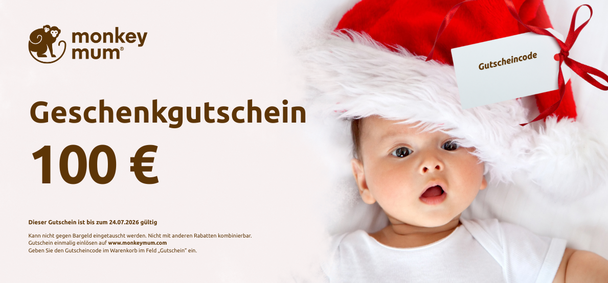 Geschenkgutschein im Wert von 100 EUR Baby