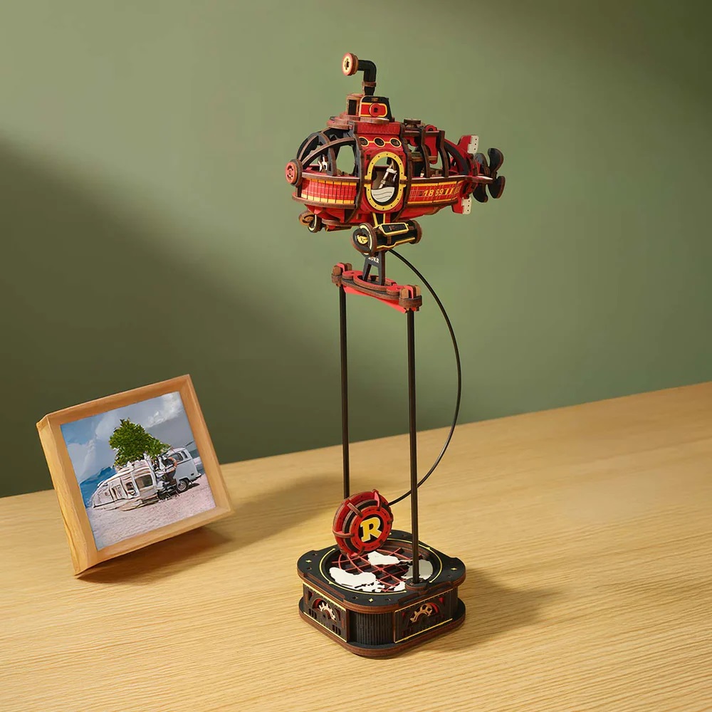 RoboTime 3D mechanická skládačka Ponorka s kyvadlem (obrázek 7)