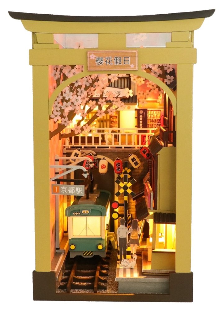 2Kids Toys Zarážka na knihy Miniatura domečku Sakurové prázdniny (obrázek 2)