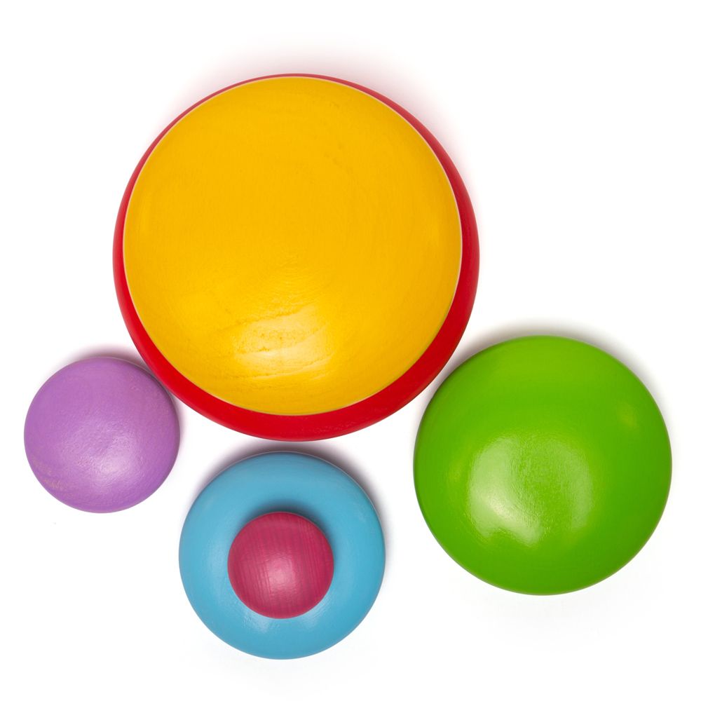 Bigjigs Baby Balanční hra usazování barevných oblázků (obrázek 5)