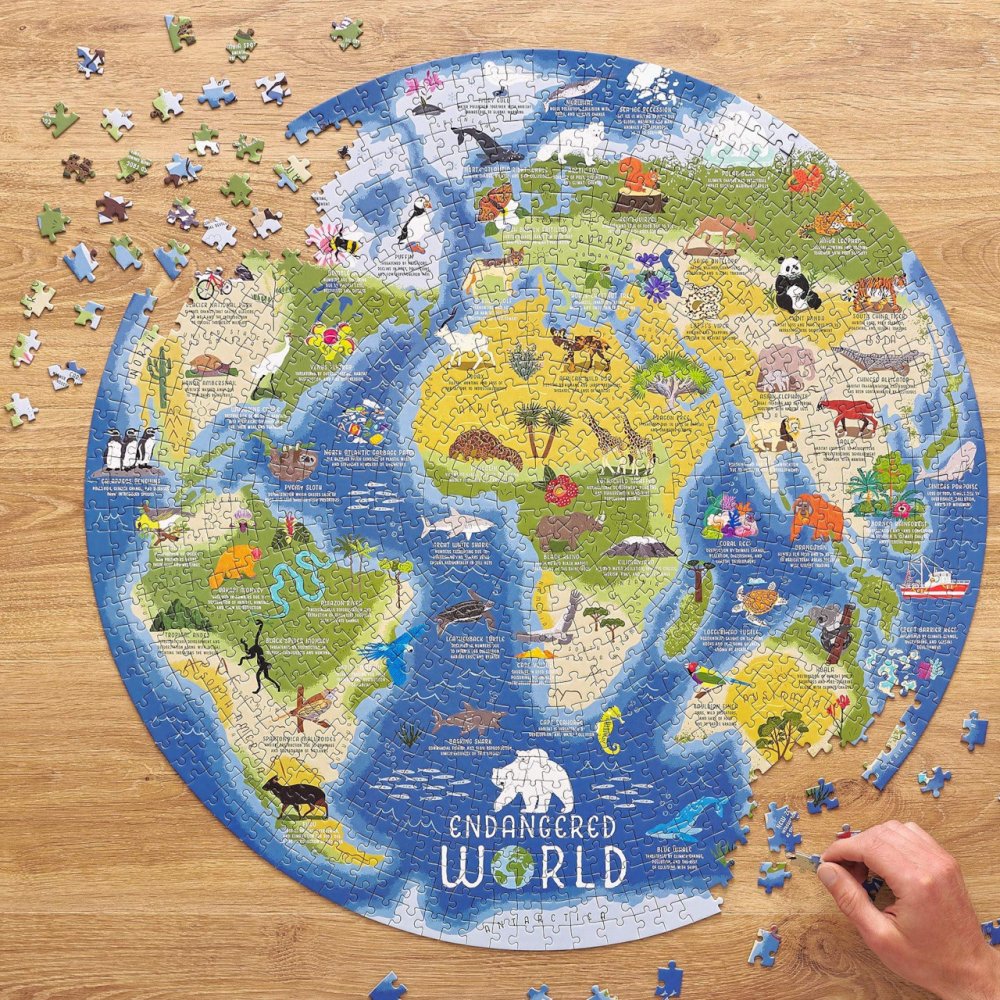 Ridley's Games Puzzle zagrożony świat 1000 elementów (zdjęcie 3)