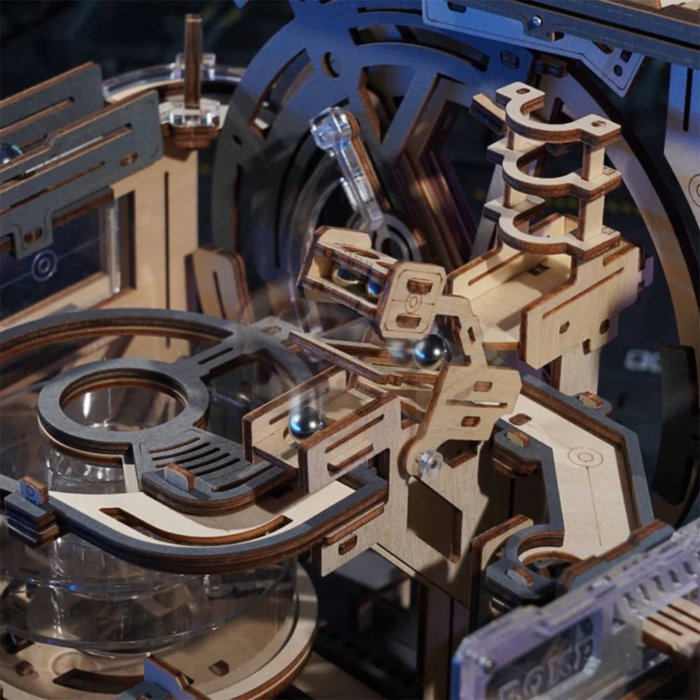 RoboTime 3D mechanická skládačka kuličkové dráhy Kosmodrom (obrázek 5)