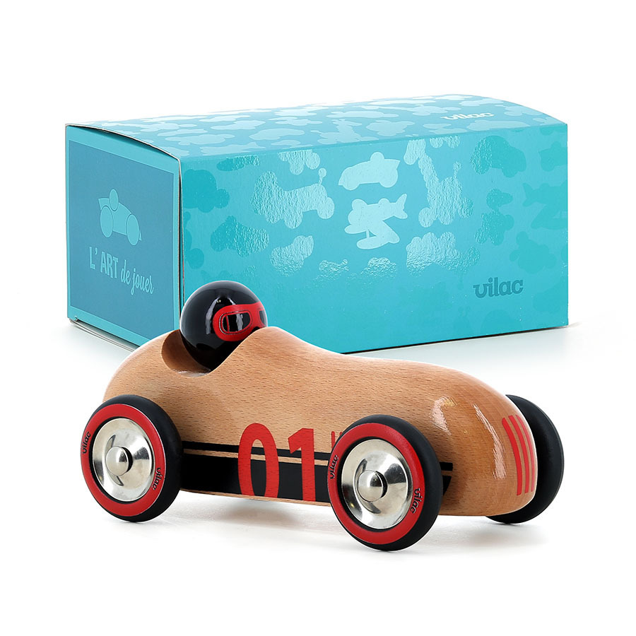 Vilac Dřevěné auto Old Sport Compet přírodní (obrázek 8)