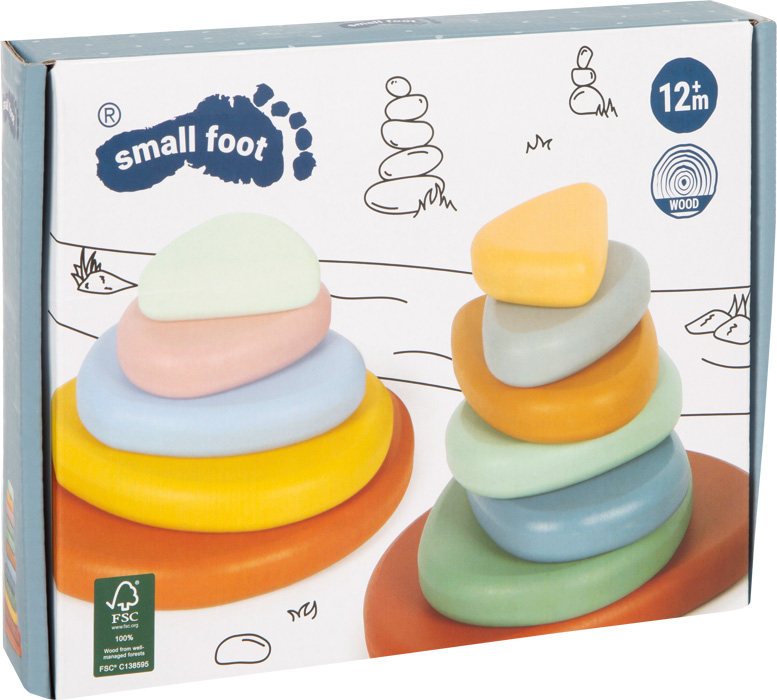 small foot Montessori říční kameny Balanční hra (obrázek 7)
