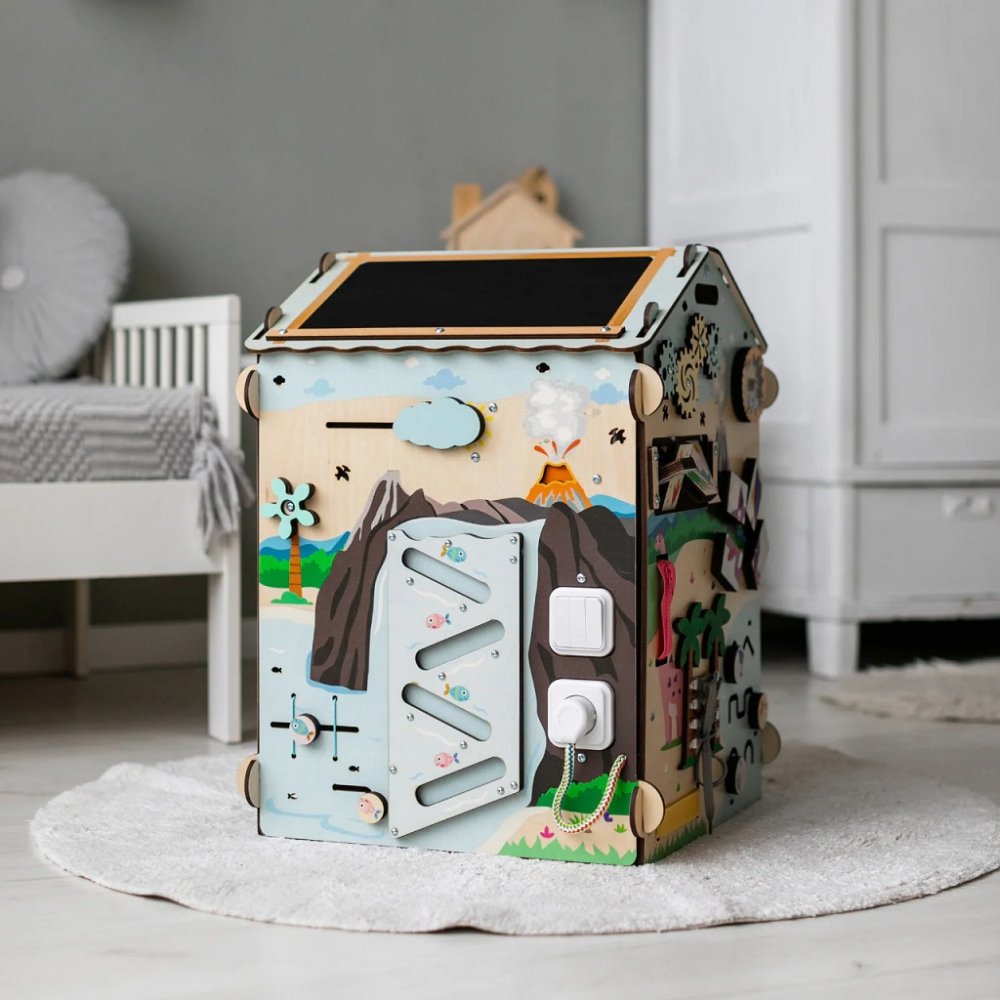 BusyKids Activity board Domeček DINO (obrázek 4)