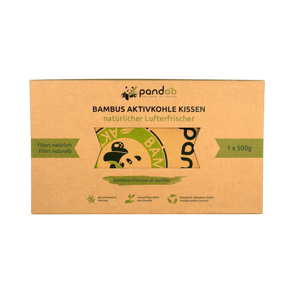 Purificador De Aire De Bambú Natural Con Carbón Activado, 1x 500 G