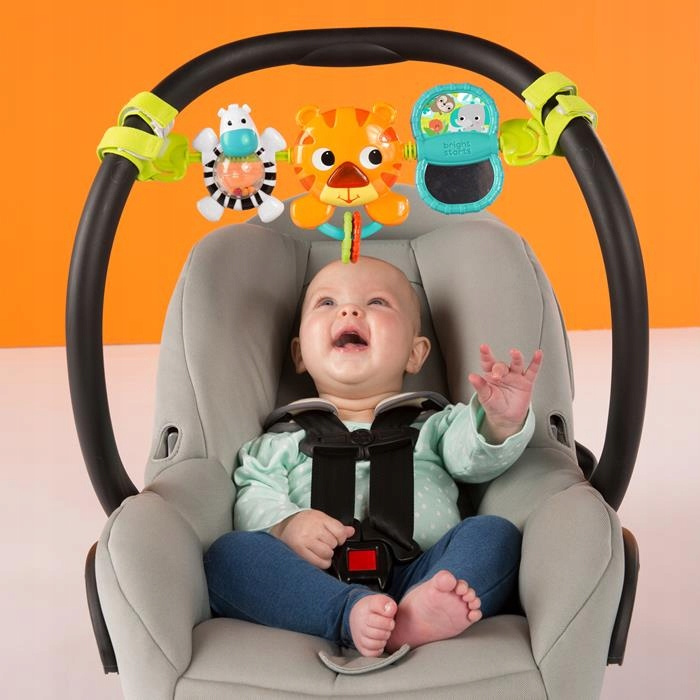 BRIGHT STARTS Tiger Bar Pram Toy, 0 M+