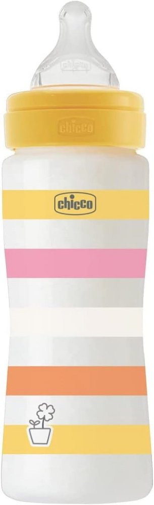 CHICCO Biberón Bienestar Silicona 330 Ml Niña