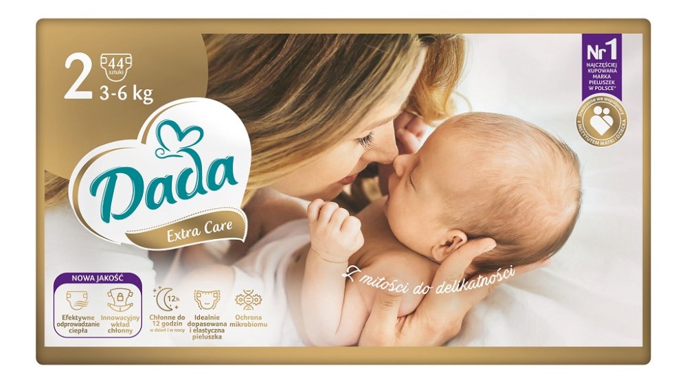 DADA Extra Care Disposable Diapers 2 Mini (3-6 Kg) 44 Pcs