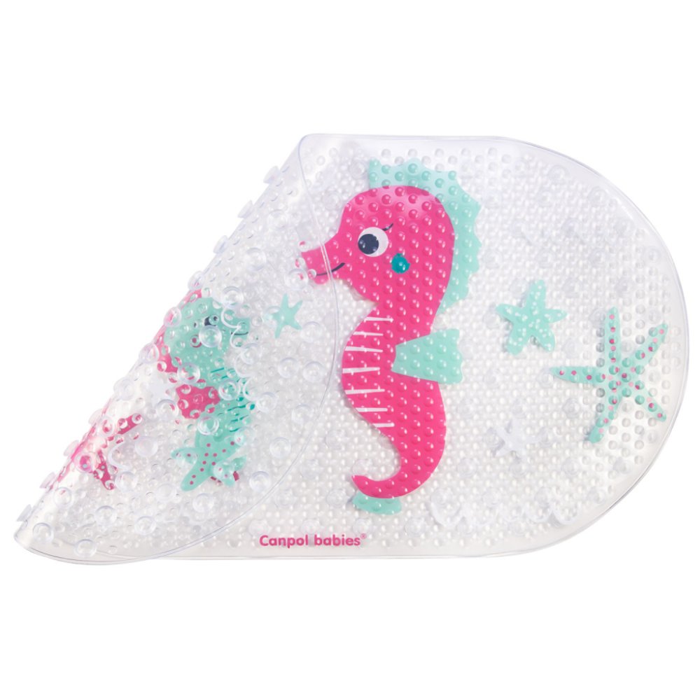 CANPOL BABIES Tapis De Bain Antidérapant Love&Sea Rose