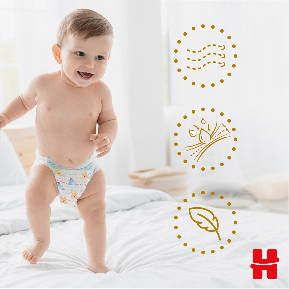 2x HUGGIES® Kalhotky Plenkové Jednorázové 4 Extra Care Pants (9-14 Kg) 38 Ks