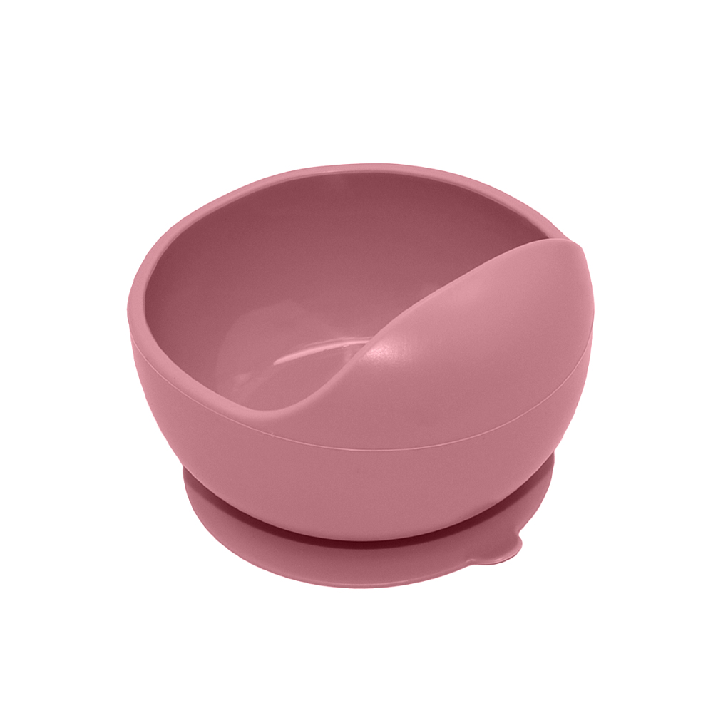 PETITE&MARS Set Da Pranzo In Silicone TAKE&MATCH 4 Pezzi Dusty Rose - Desert Sand 6m+