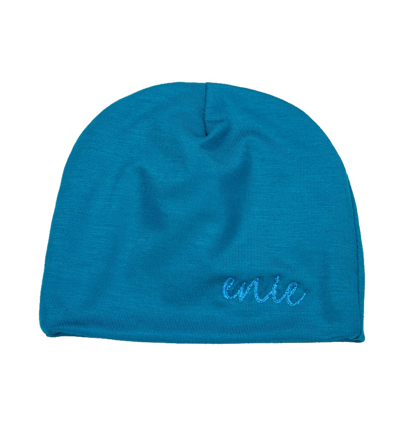 ENIE BABY Bonnet enfant Bambou pétrole garçon 9-12m