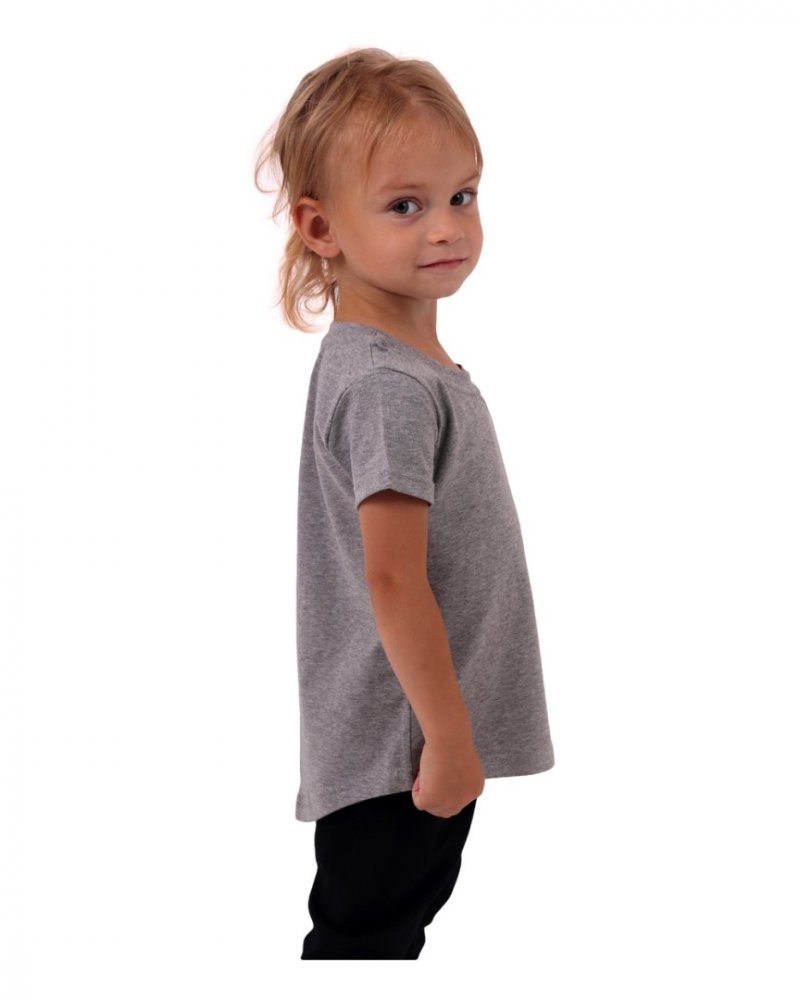 T-shirt manches courtes pour filles, gris 104 – Image 6