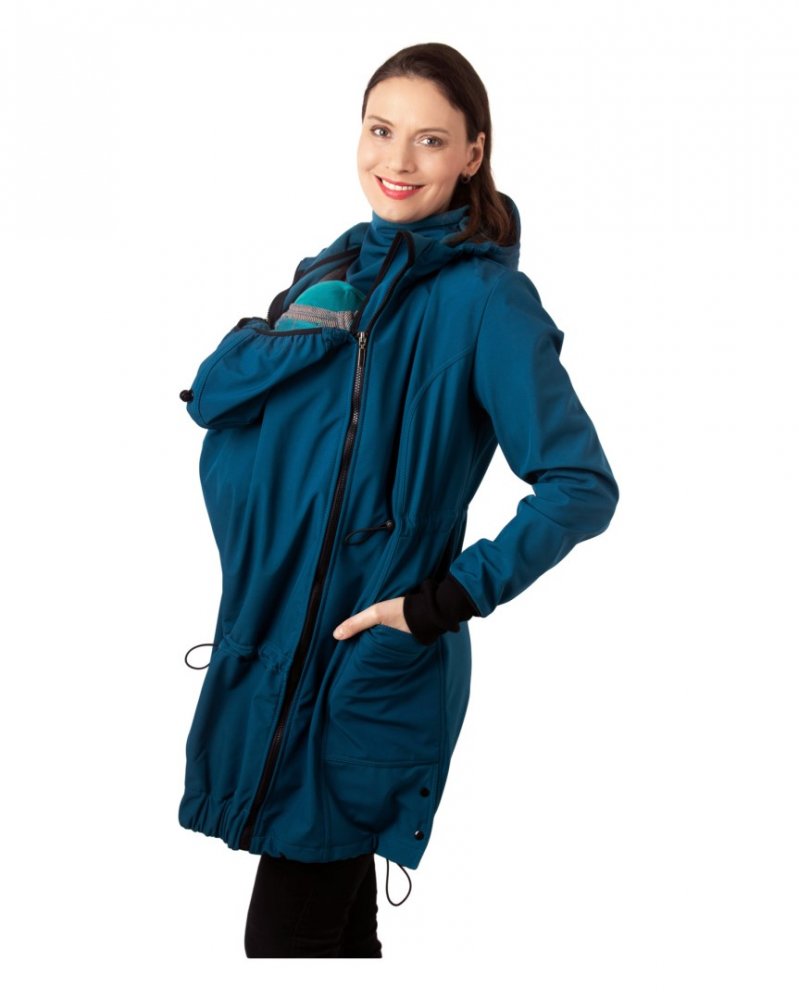 Softshell-Tragejacke Andrea + Body Liner, petrol M – Bild 5