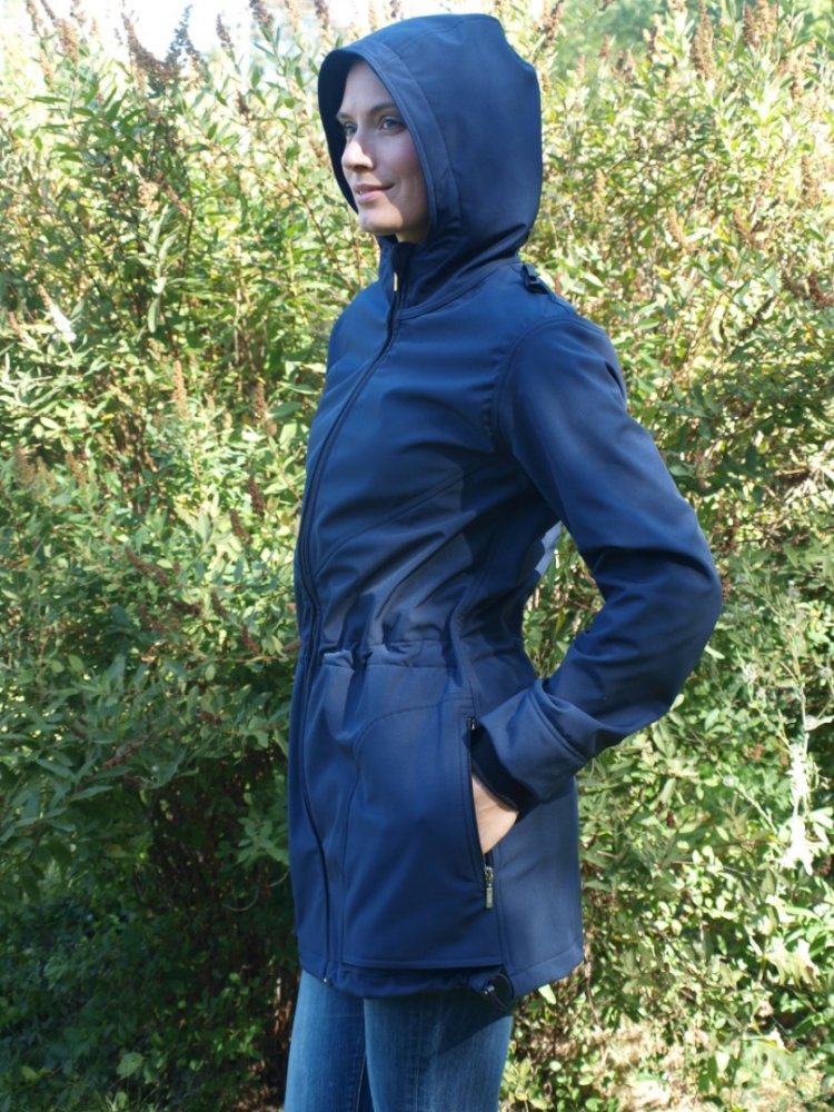Softshell kismama és hordozó kabát Alice + kismama kabát, sötétkék M/L - Image 6
