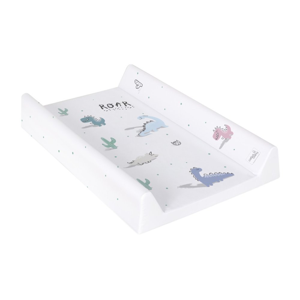 CEBA Materassino fasciatoio a 2 lati con piano rigido (50x70) Comfort Candy Andy Dino - immagine 3