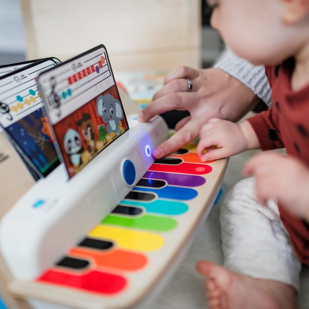 BABY EINSTEIN Giocattolo in legno pianoforte musicale Together in Tune Piano Connected Magic Touch HAPE 12m+ - immagine 3
