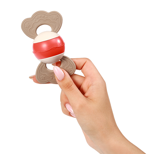 BABYONO Hochet avec anneau de dentition 3m+ Candy – Image 7