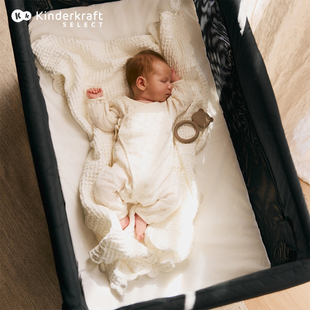 KINDERKRAFT SELECT Lit de voyage Moon Dream Black – Image 5