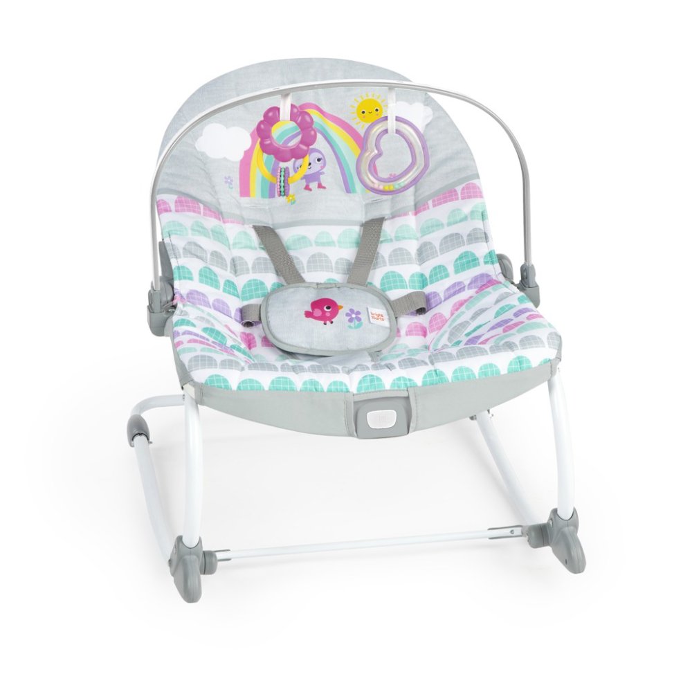 BRIGHT STARTS Bujaczek wibrujący Rosy Rainbow™ 0m+ do 18 kg