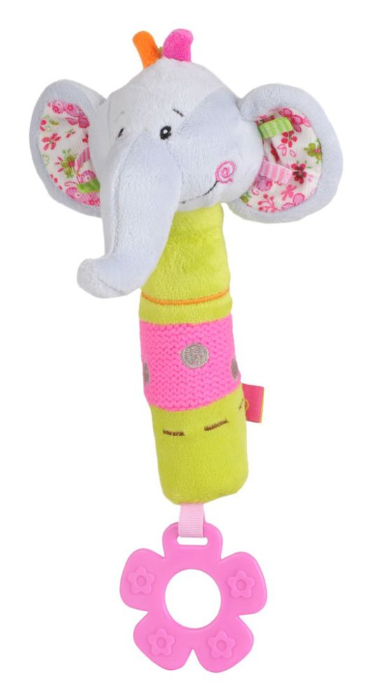 BABYONO Jouet couineur éléphant