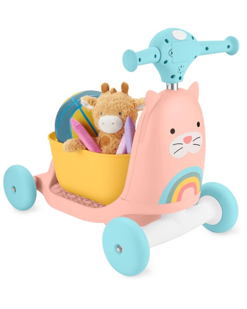 SKIP HOP Zoo Draisienne 3-en-1 Ride-On Chat 12m+ jusqu'à 20 kg – Image 3