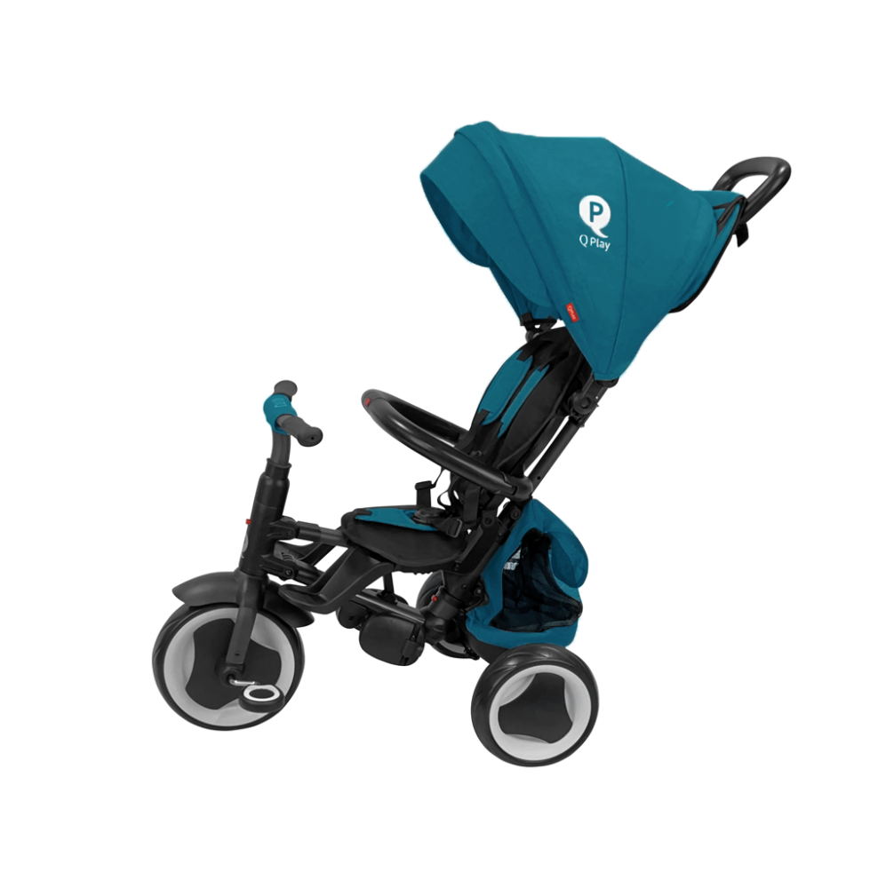 Tricycle QPLAY Rito eva plus Green-blue 10-72 mois – Image 6