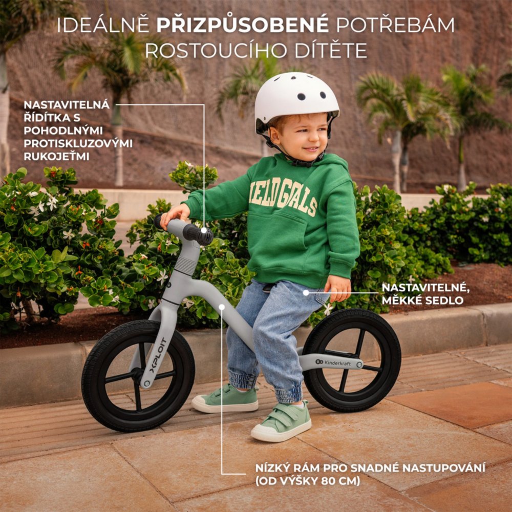 KINDERKRAFT Bicicletta senza pedali Xploit Turquoise - immagine 4