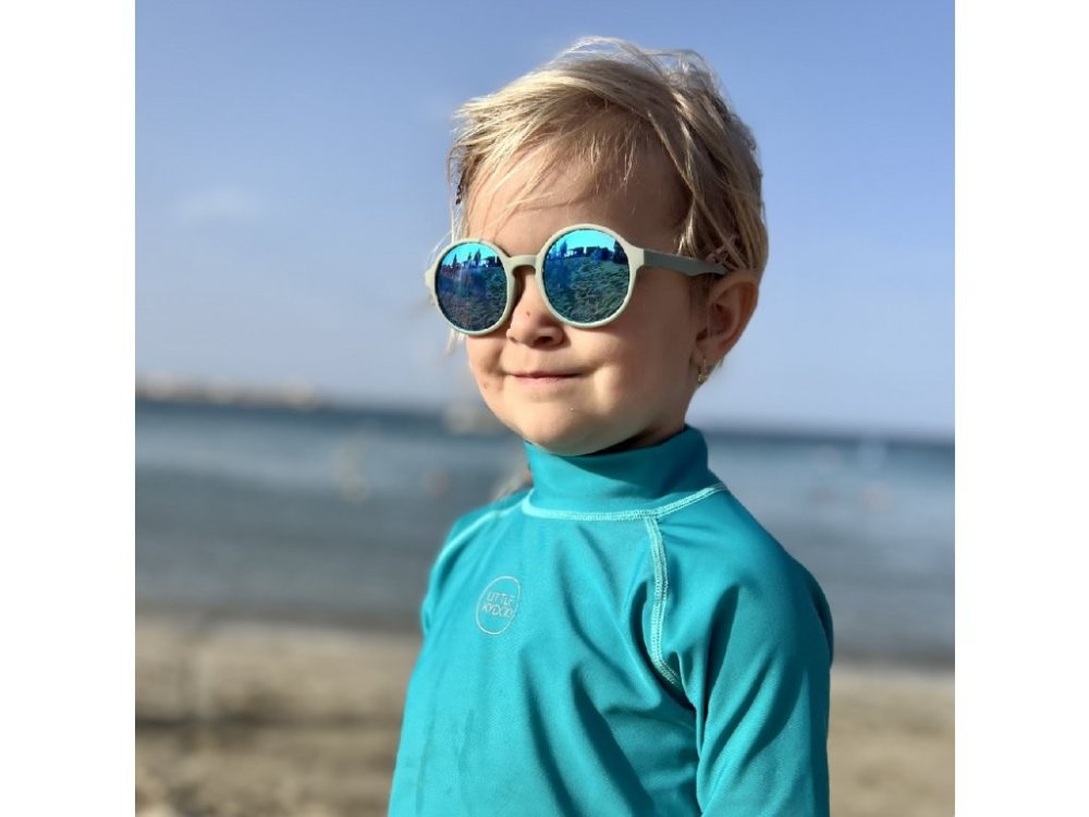 LITTLE KYDOO Lunettes de soleil Sky Blue UV 400, polarisées 1-3 ans – Image 3