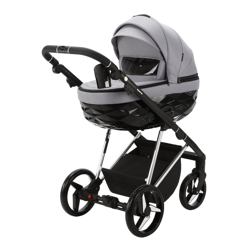 ADAMEX Poussette combinée Quantum Special Edition Grey/Silver – Image 4