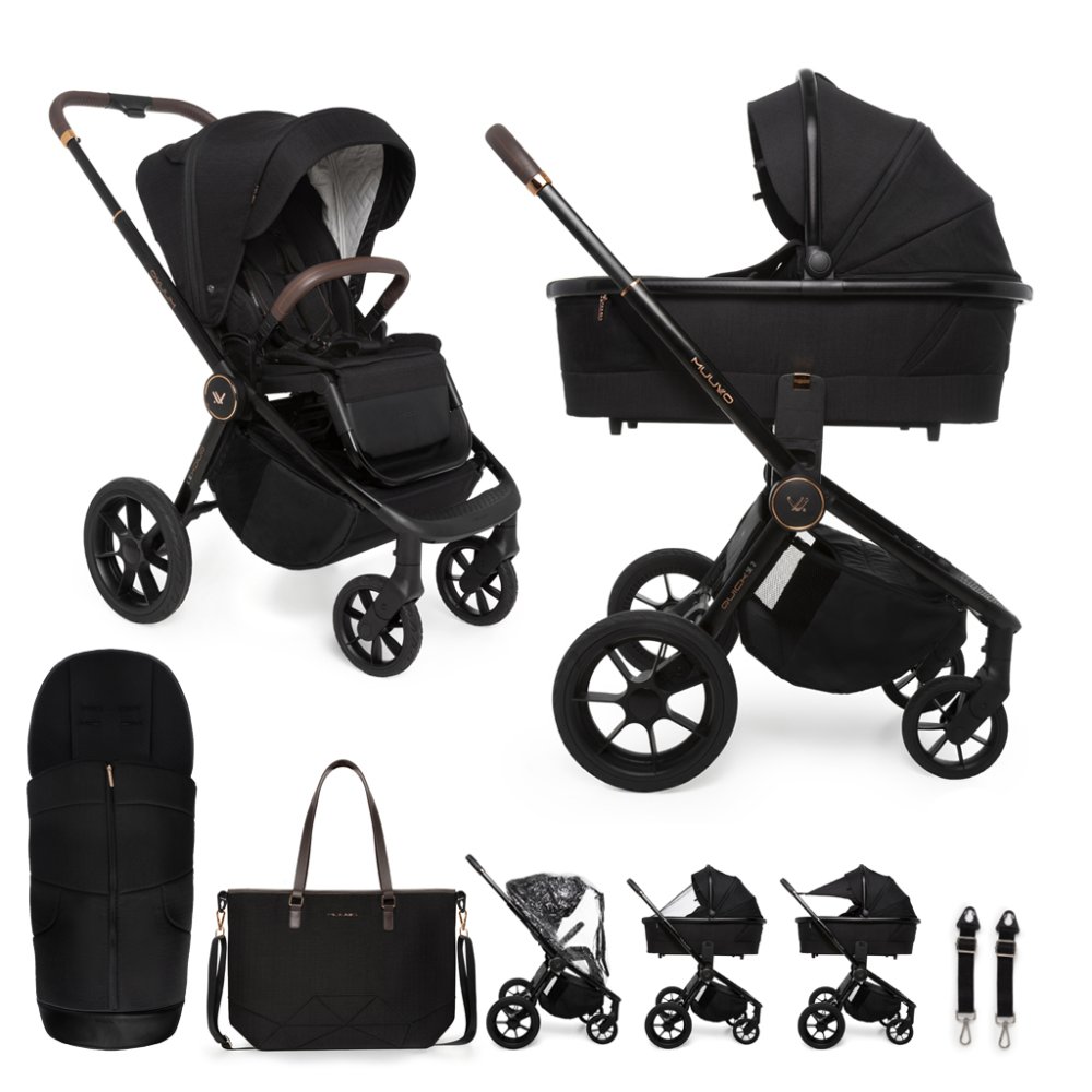 MUUVO Wózek wielofunkcyjny Quick SE 2 Sunset black set 2w1