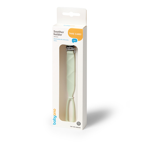 BABYONO Clip pour sucette en silicone - menthe – Image 3