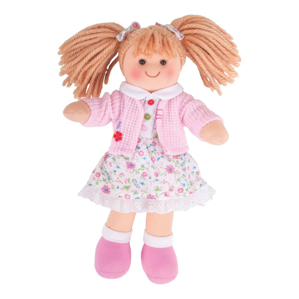 Bigjigs Toys Lalka szmaciana Poppy 28 cm