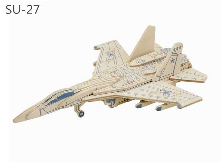RoboTime Holzbausatz Russische Suchoi SU27