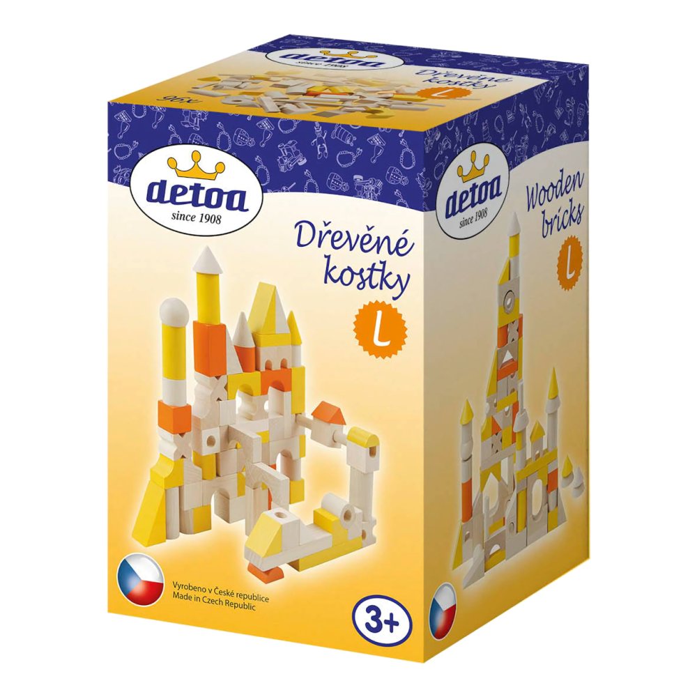 Detoa Fa építőkockák L 96 darabos - Image 3
