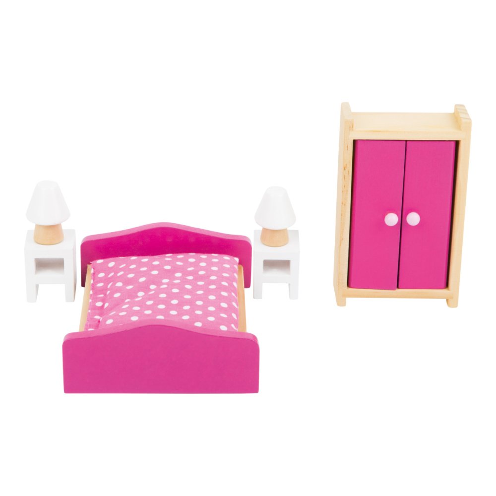 small foot Mobiliario para casa de muñecas, dormitorio